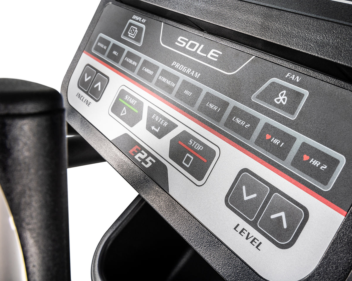 Sole Fitness Elliptical E25 - NEW MODEL