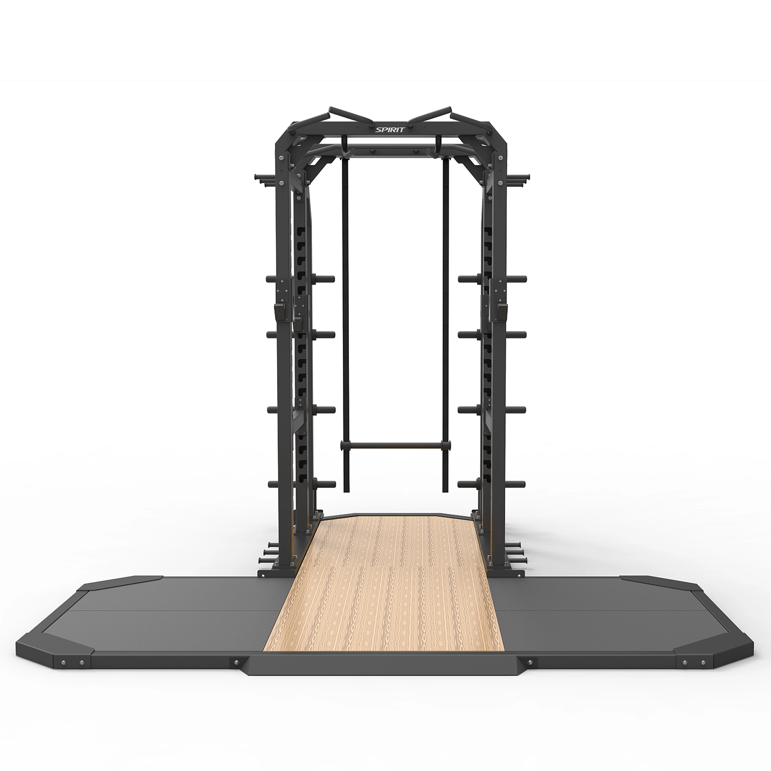 Spirit Fitness Full Power Rack with Platform SP-4203-P