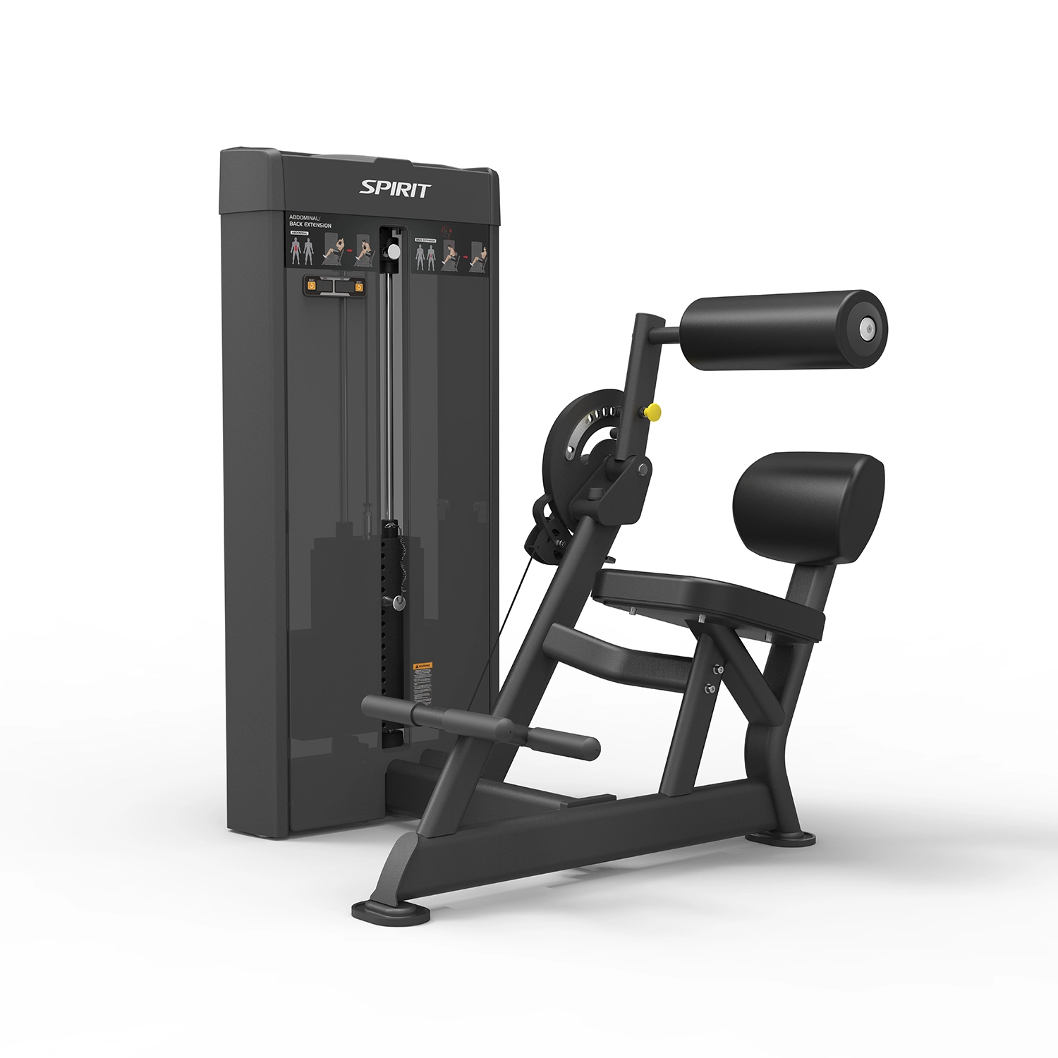 Spirit Fitness Dual-Function Ab Crunch / Back Extension SP-4609