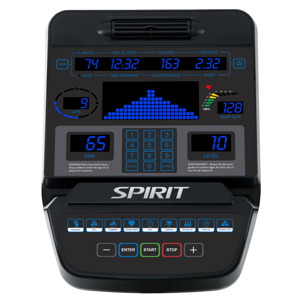 Spirit Fitness Upright Bike CU900LED